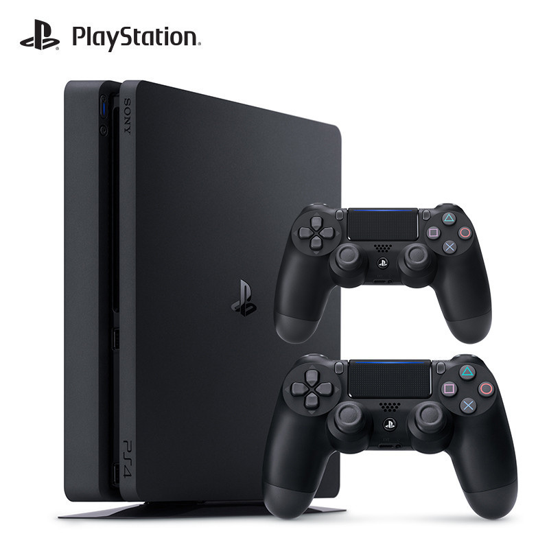 自营超级新品【套餐】索尼（SONY）PS4 slim 500GB 黑色国行家用游戏机+